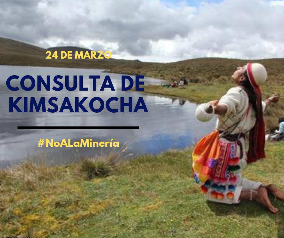 NO A LA MINERÍA KIMSACOCHA